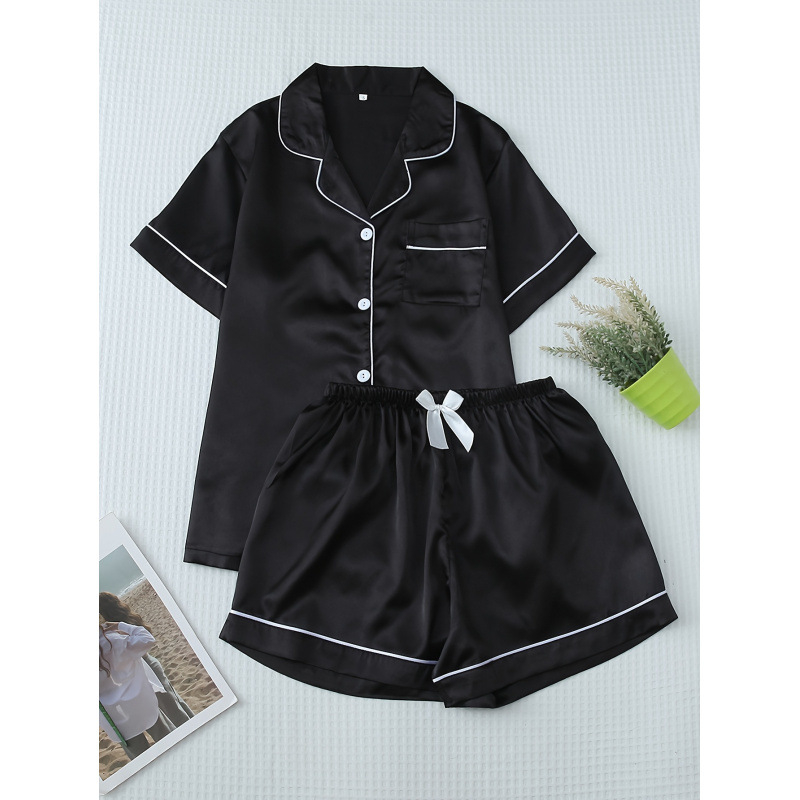 Set pyžám žien zo Sea Island Silk — priehľadný pastoraálny štýl, ultra-tenká tkanina (≤40 g/m²), 100% hlavná tkanina, jar