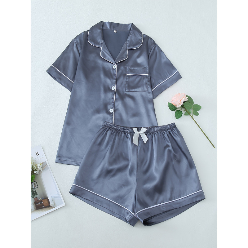 Set pyžám žien zo Sea Island Silk — priehľadný pastoraálny štýl, ultra-tenká tkanina (≤40 g/m²), 100% hlavná tkanina, jar