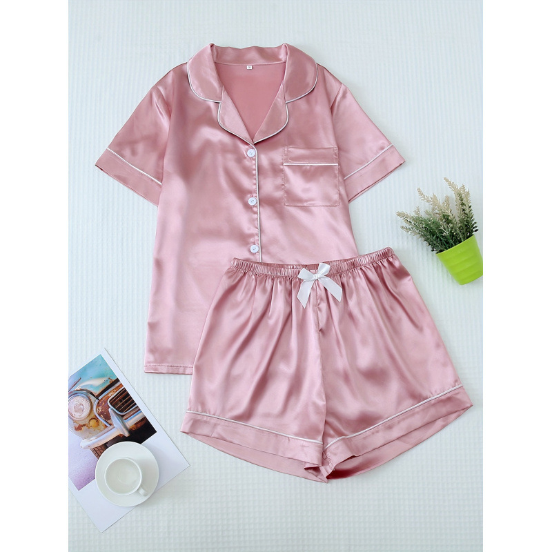 Set pyžám žien zo Sea Island Silk — priehľadný pastoraálny štýl, ultra-tenká tkanina (≤40 g/m²), 100% hlavná tkanina, jar