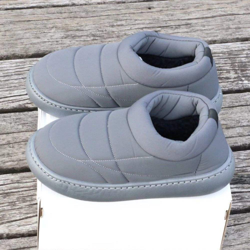 Pánske bavlnené domáce papuče na zimu, protišmyková podrážka, teplé a pohodlné, s TPR podrážkou