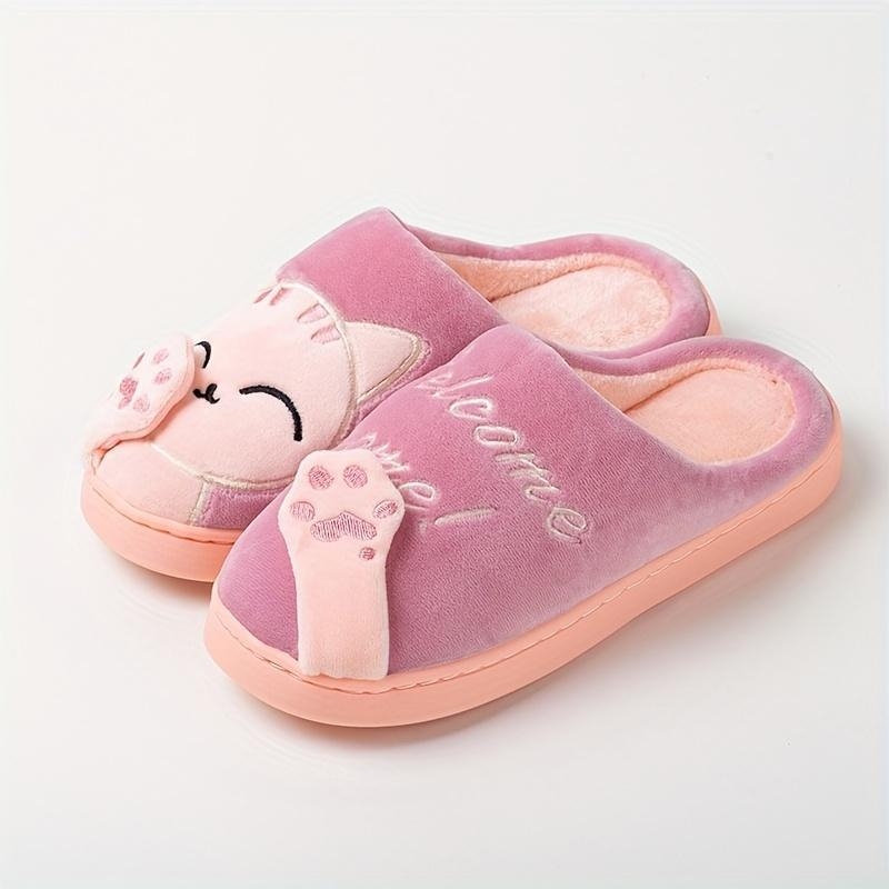 Papuče sa zaštitom prsta, sportski stil, gornji dio Xishi Velvet, potplat od konopnog tkanja, ravna potplata