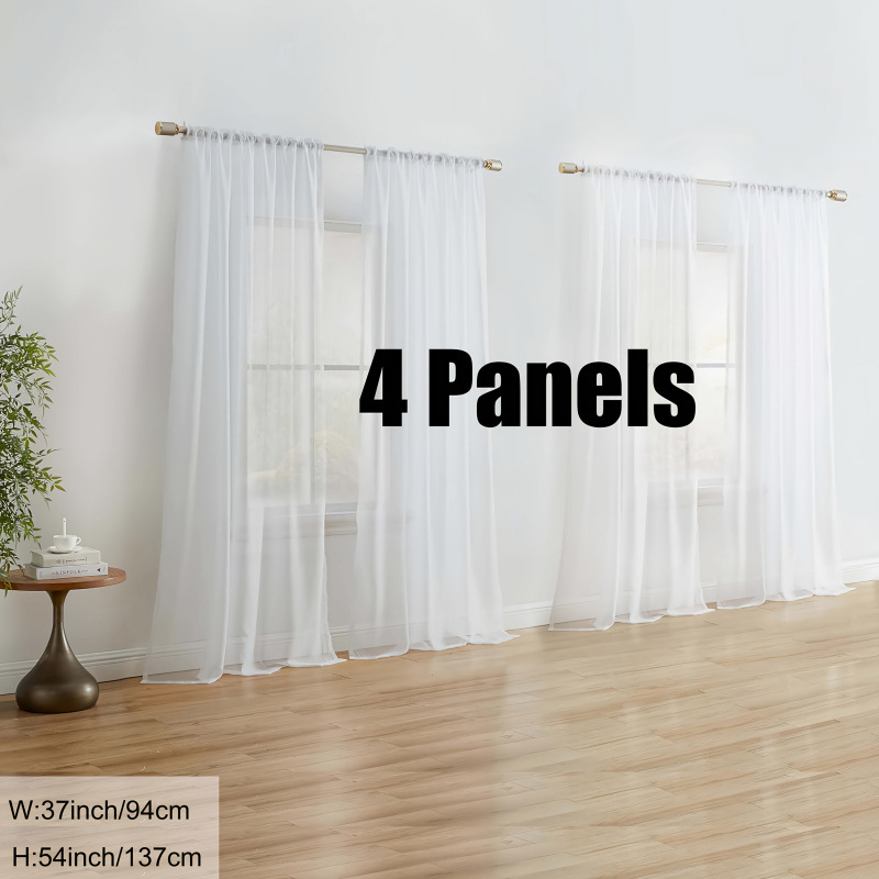 Panel závesov na okno, model J5432, priehľadný a svetlostopný materiál