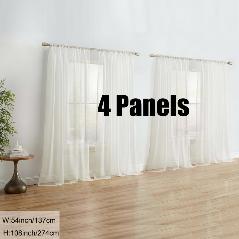 Panel závesov na okno, model J5432, priehľadný a svetlostopný materiál