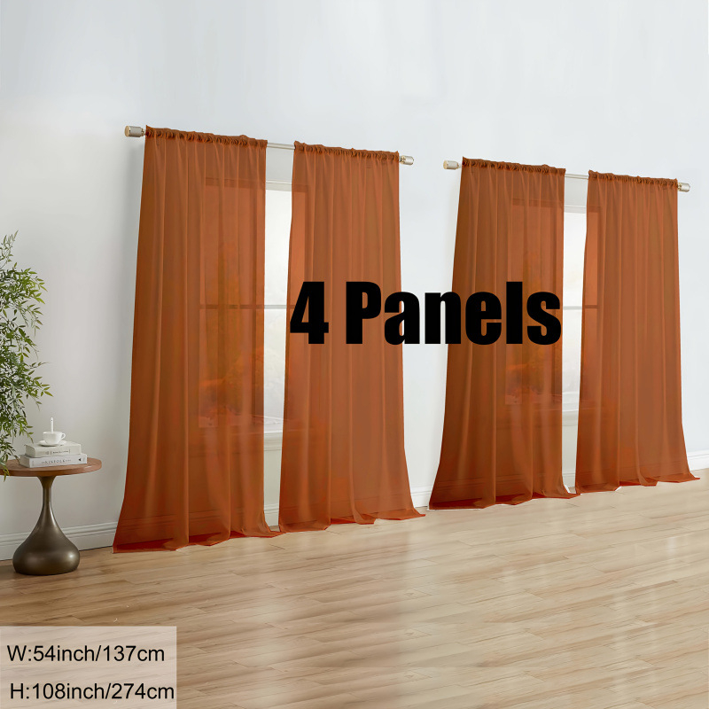 Panel závesov na okno, model J5432, priehľadný a svetlostopný materiál