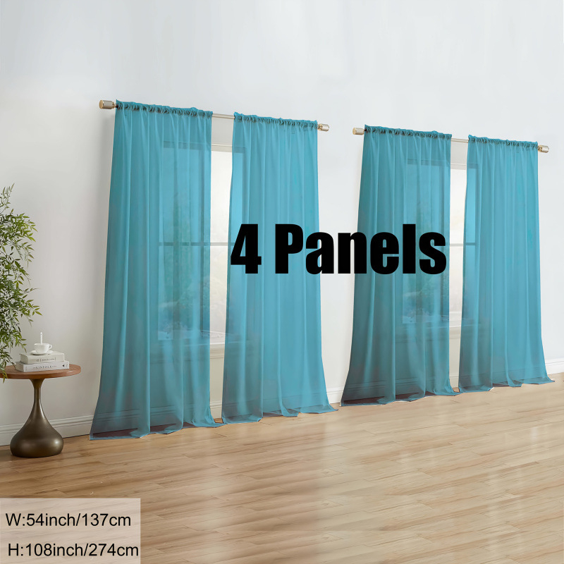 Panel závesov na okno, model J5432, priehľadný a svetlostopný materiál