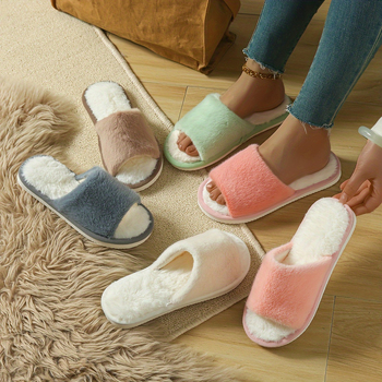 Ženske papuče Lolita stila, gornji dio od tkanine, EVA platforma, otvoreni prst, mekana potplata