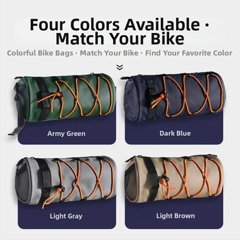 Велосипедна чанта за предната горна тръба и кормило — водоотблъскваща кожа; XY Universal; многофункционална чанта за велосипед