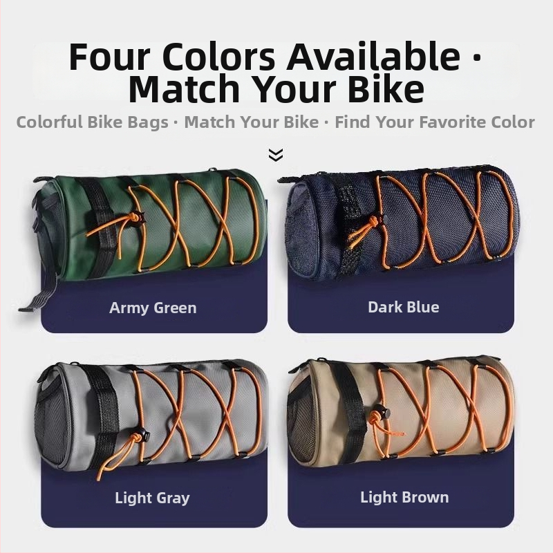 Велосипедна чанта за предната горна тръба и кормило — водоотблъскваща кожа; XY Universal; многофункционална чанта за велосипед