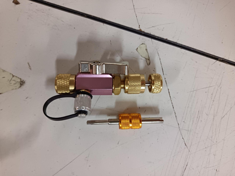 Sada nástrojov na demontáž filtračného prvku vakuovej ventilu, 20 μm presnosť, meď