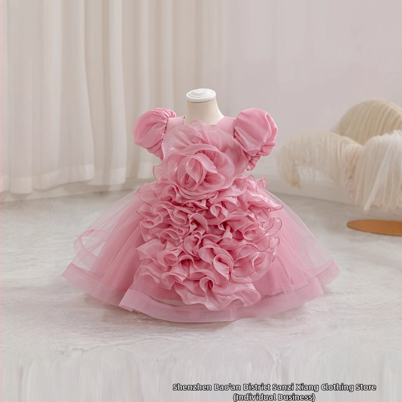 Dievčenské princezné šaty, sieťovinový materiál, hlavný materiál bavlna 95%, podšívka bavlna 20%, štýl: princezná