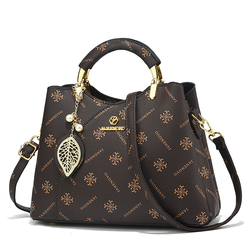 Geantă de damă crossbody cu panouri contrastante, piele PU, formă orizontal pătrată, închidere cu fermoar, căptușeală poliester