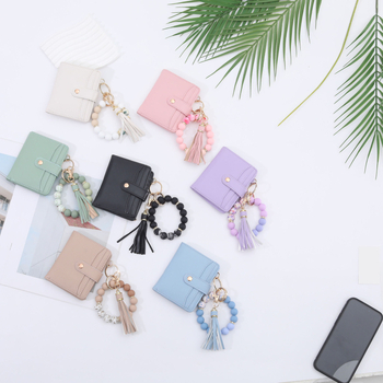 Dámska PU karta držiteľ peňaženka, proti krádeži, veľká kapacita, viac kariet priehradky, ukladanie kariet a dokumentov