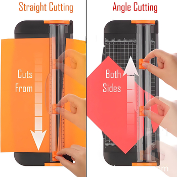 Ručný rezník na papier A4 – typ pravítka A4-2, plast, Značka: Other, Účel: rezanie