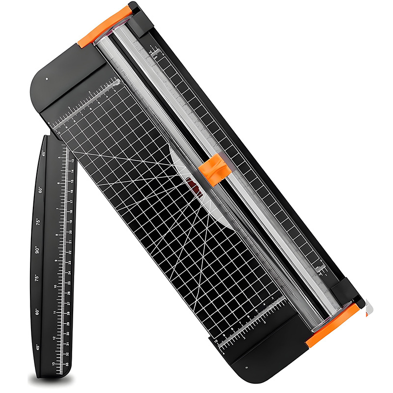 Ručný rezník na papier A4 – typ pravítka A4-2, plast, Značka: Other, Účel: rezanie