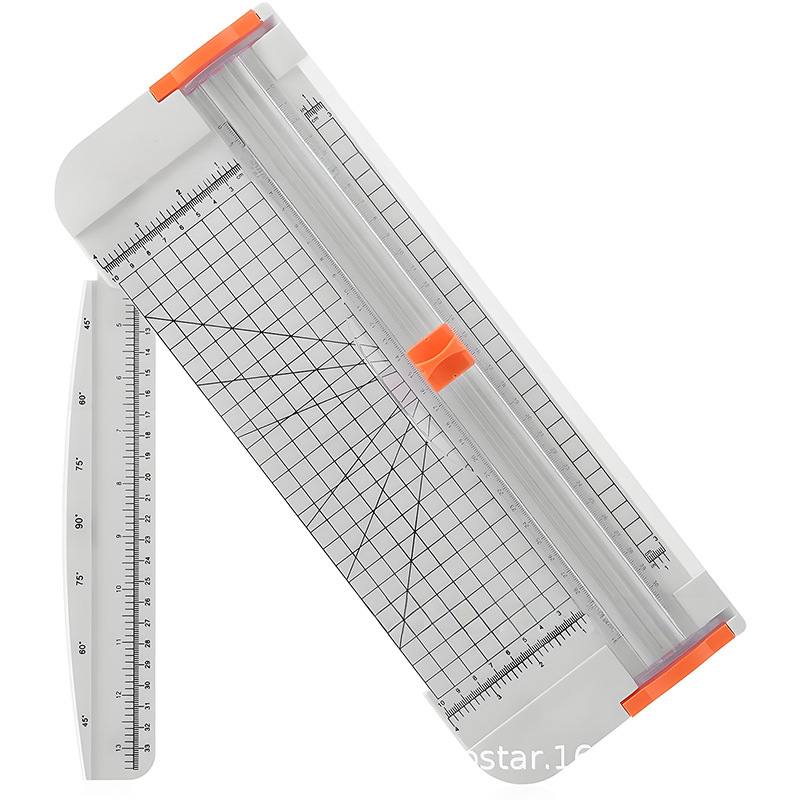 Ručný rezník na papier A4 – typ pravítka A4-2, plast, Značka: Other, Účel: rezanie