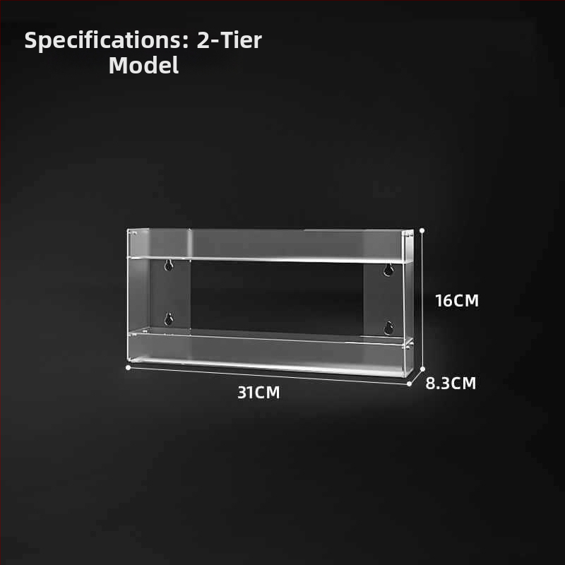 Stenu montovaný stojan na cigarety, viacposchodové skladovanie, z plastu