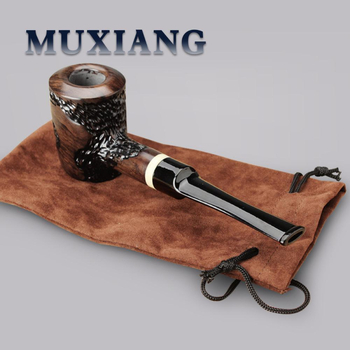 Drevená fajka, ručne vyrobená, staromódny tabakový doplnok, 9 mm filtr