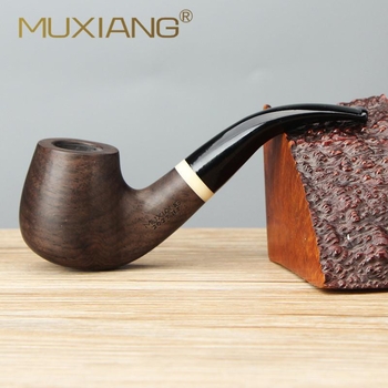 Drevená fajka, ručne vyrobená, staromódny tabakový doplnok, 9 mm filtr