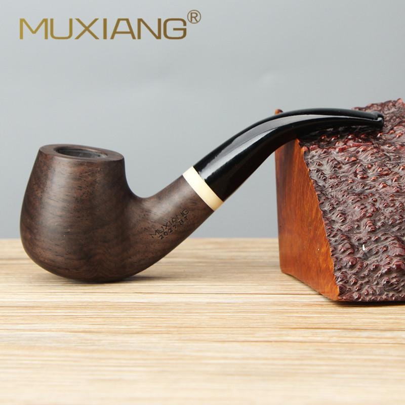 Drevená fajka, ručne vyrobená, staromódny tabakový doplnok, 9 mm filtr