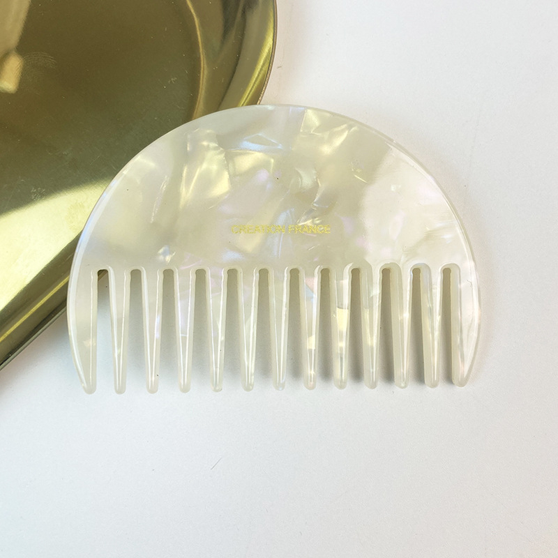 Hrebienok na vlasy z octovej kyseliny, vintage štýl pre ženy, geometrický dizajn, ručná výroba, leto 2024