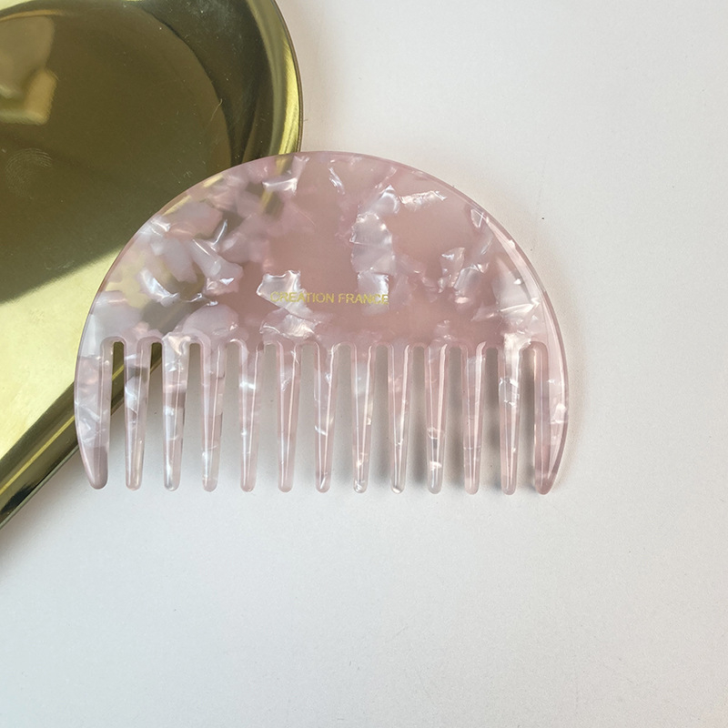 Hrebienok na vlasy z octovej kyseliny, vintage štýl pre ženy, geometrický dizajn, ručná výroba, leto 2024