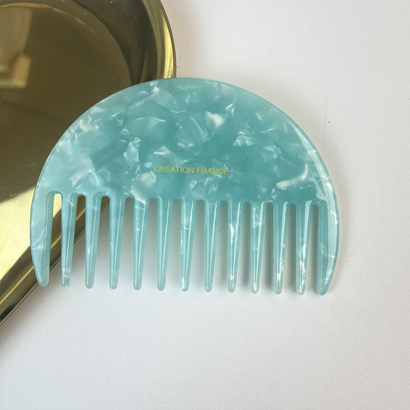 Hrebienok na vlasy z octovej kyseliny, vintage štýl pre ženy, geometrický dizajn, ručná výroba, leto 2024