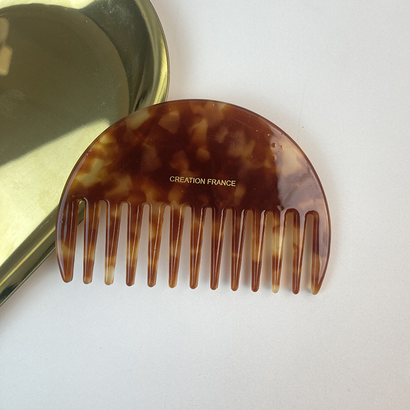 Hrebienok na vlasy z octovej kyseliny, vintage štýl pre ženy, geometrický dizajn, ručná výroba, leto 2024