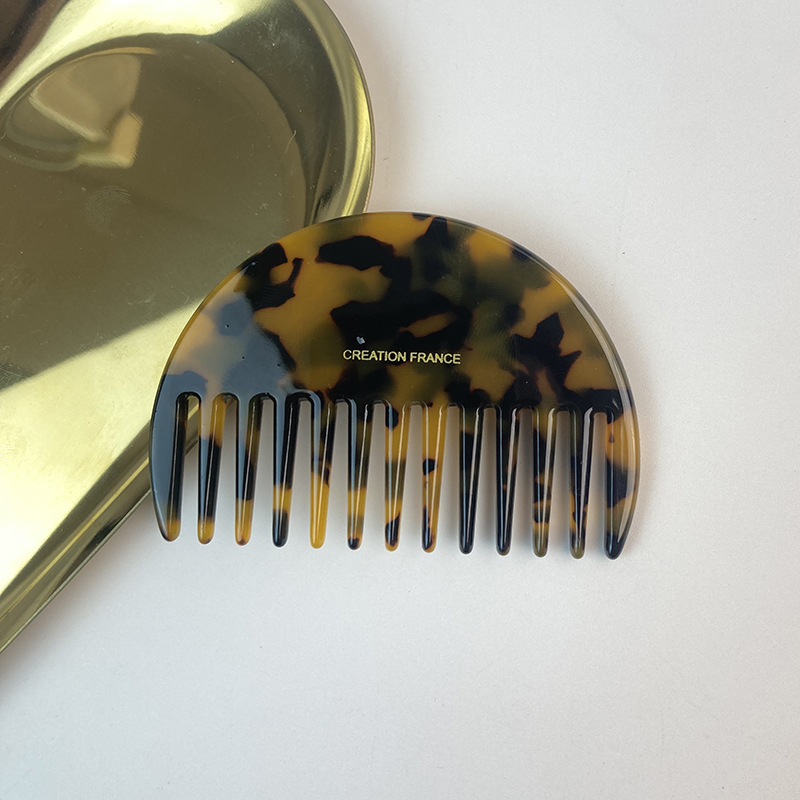 Hrebienok na vlasy z octovej kyseliny, vintage štýl pre ženy, geometrický dizajn, ručná výroba, leto 2024