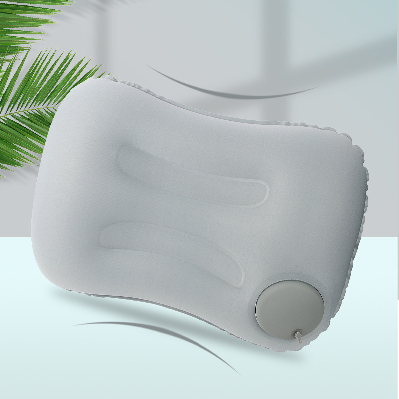 Milk Silk nafukovací štvorcový vankúš — minimalistický štýl, pre dospelých, cestovný nafukovací vankúš (Materiál: Milk silk; Model: Milk silk inflatable square pillow)