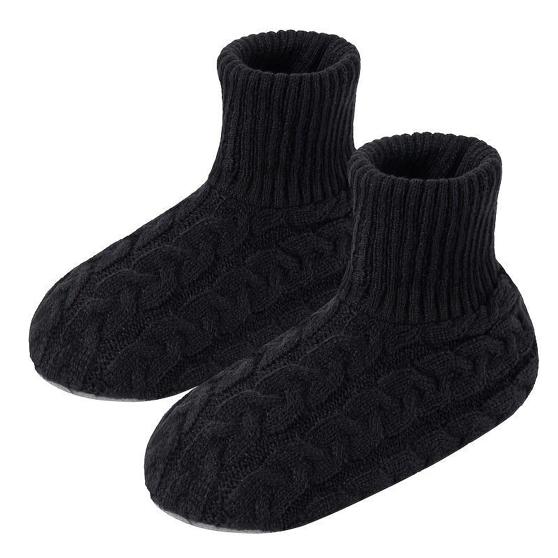 Férfi beltéri papucs vastag talppal (0–3 cm), sportos stílus, Xishi velúr felsőrész, hemp szőtt talp, téli kiadás