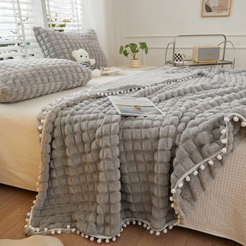 Двупосочно плюшено одеяло-възглавница, сгъваема кола подложка и офисна възглавница за дремка, полиестер, тегло под 300 г, одеяло с млечен велур, за всички сезони, модерен минималистичен стил