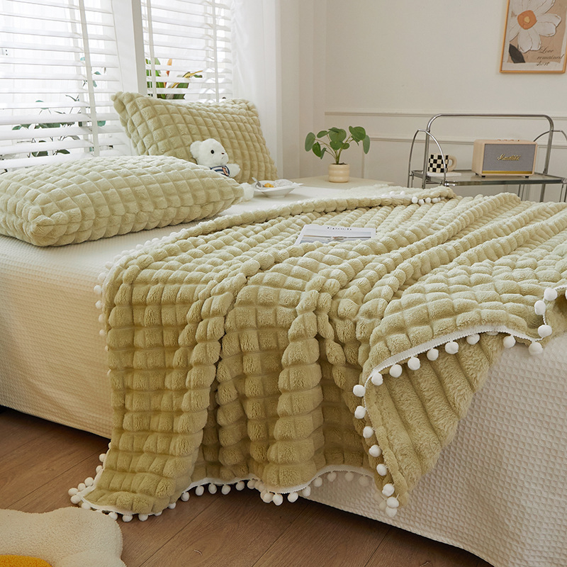 Двупосочно плюшено одеяло-възглавница, сгъваема кола подложка и офисна възглавница за дремка, полиестер, тегло под 300 г, одеяло с млечен велур, за всички сезони, модерен минималистичен стил