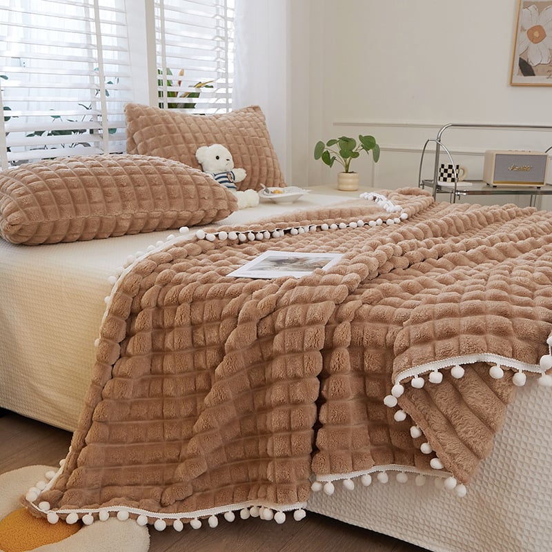 Двупосочно плюшено одеяло-възглавница, сгъваема кола подложка и офисна възглавница за дремка, полиестер, тегло под 300 г, одеяло с млечен велур, за всички сезони, модерен минималистичен стил