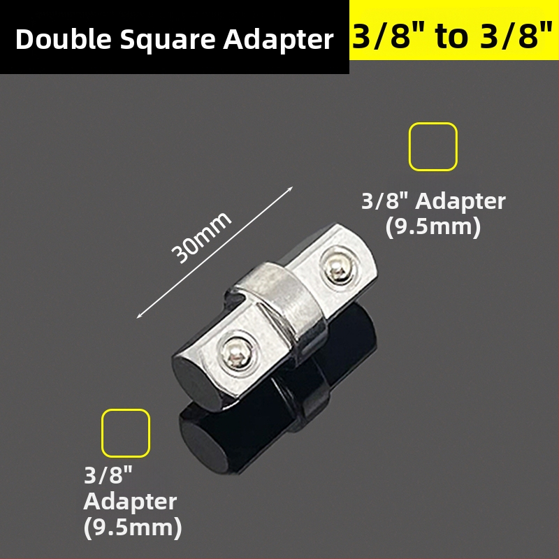 Soketový adaptér, dvojstranný vonkajší štvorcový, rázový mechanizmus rýchlej výmeny, konverzná hlava