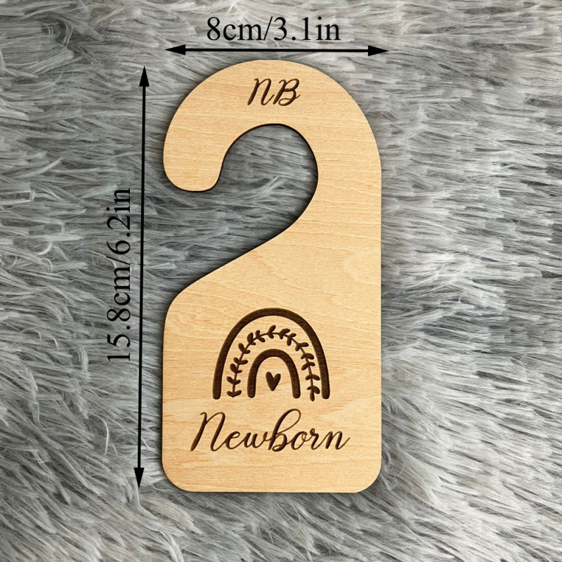 Fa babav gardrób elválasztók ruhatár rendezőhöz — Basswood, modern egyszerű stílus