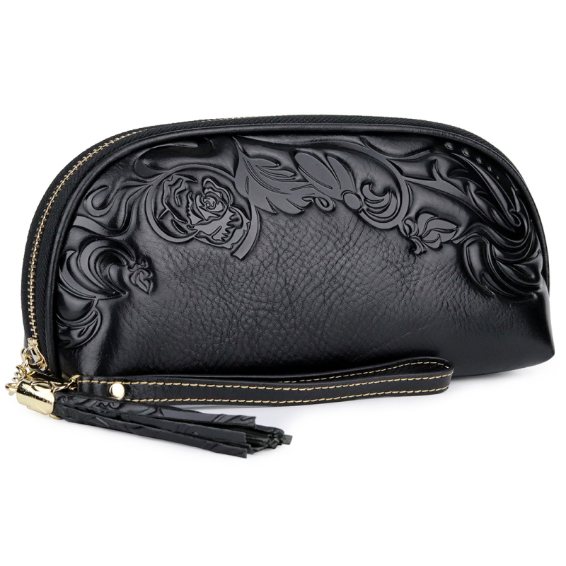 Чанта от маслено восъчена естествена кожа – първи слой кравешка кожа, цип за затваряне, хоризонтална квадратна форма, геометричен модел