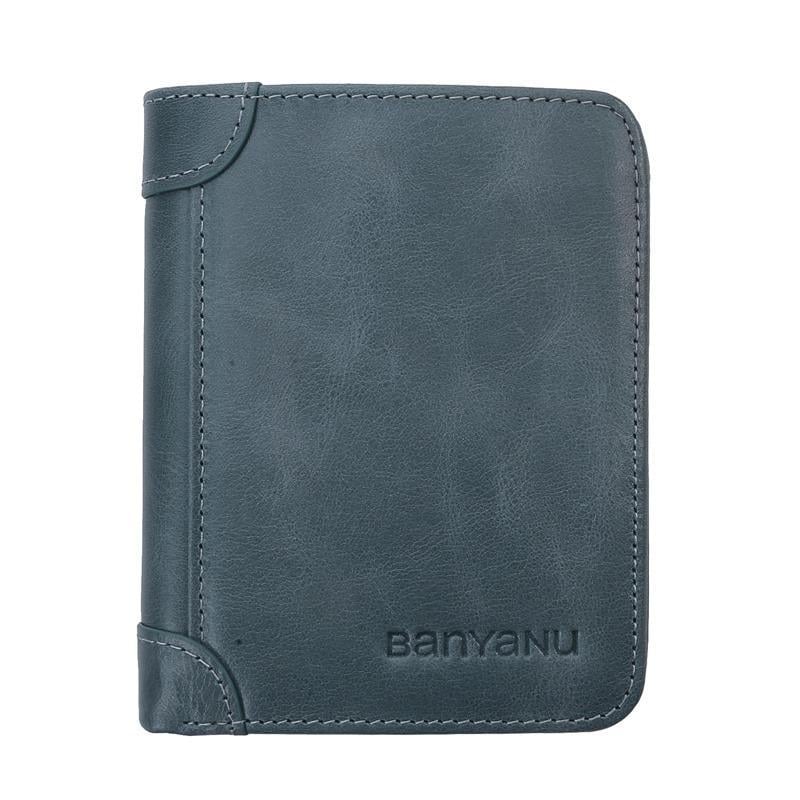 PU odinis apsauginis portfelis vyrams, namų saugojimas