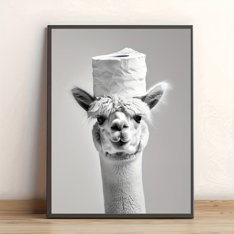 Olajfestmény dekoratív kép fa keretben, bekeretezett; minta: állatok, absztrakt, rajzfilm; inkjet nyomtatás