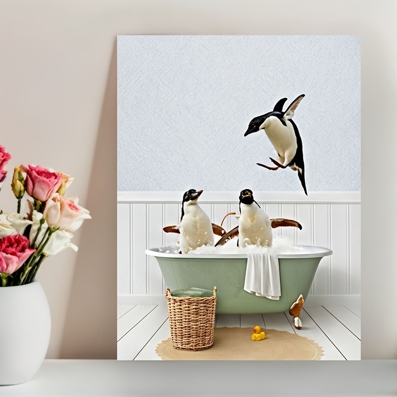 Olajfestmény dekoratív kép fa keretben, bekeretezett; minta: állatok, absztrakt, rajzfilm; inkjet nyomtatás