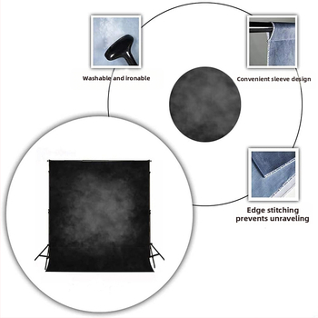 Poliesterinis fono audinys fotografinės studijos retro abstrakčiu portreto motyvu; svoris 350-550 g; įpakuotas į skaidrų maišelį; tinka identifikacijos nuotraukoms
