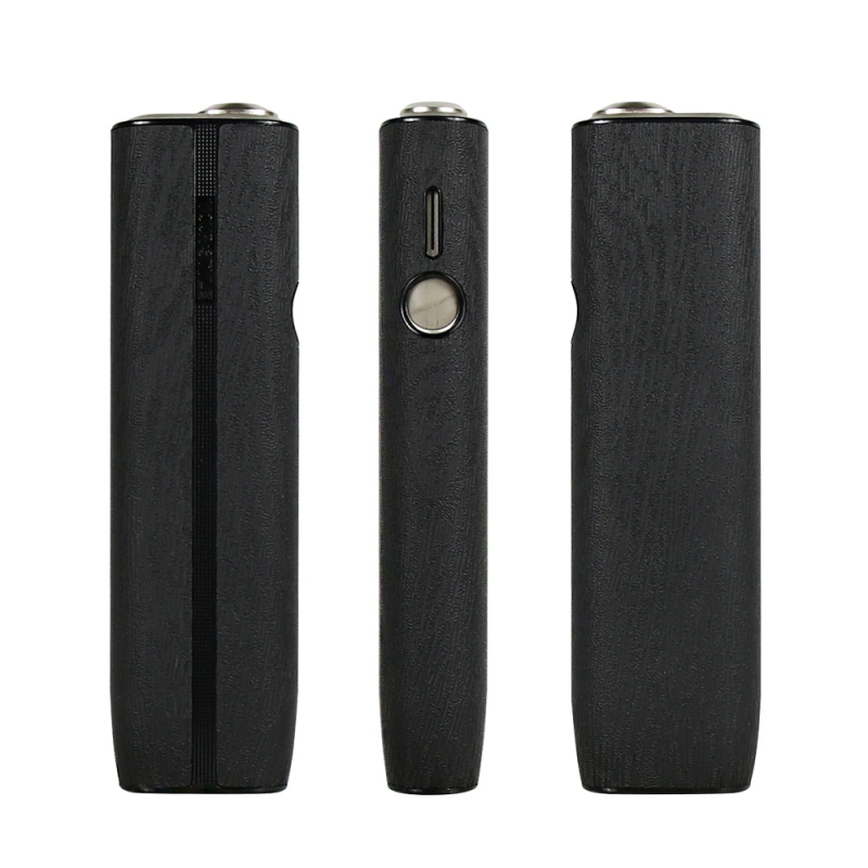 Carcasă de protecție pentru Ilum One PC, TPU moale + piele PU, model lemn, cu spațiu de stocare