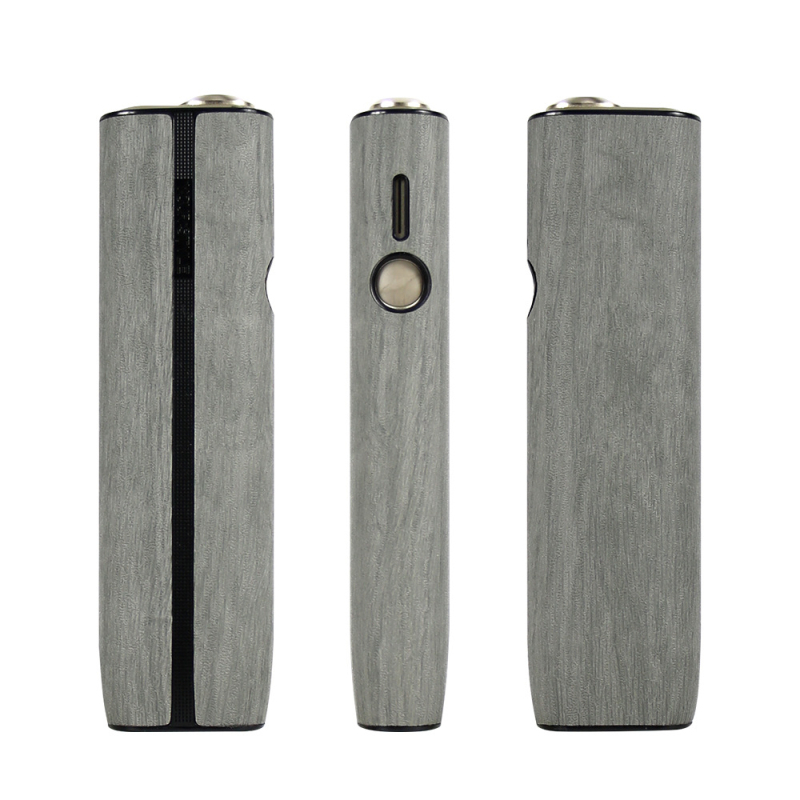 Carcasă de protecție pentru Ilum One PC, TPU moale + piele PU, model lemn, cu spațiu de stocare