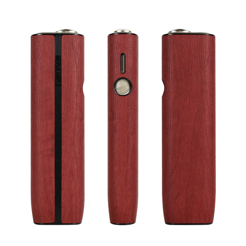 Carcasă de protecție pentru Ilum One PC, TPU moale + piele PU, model lemn, cu spațiu de stocare