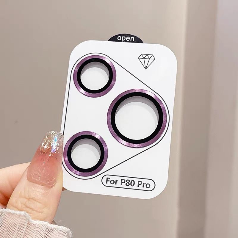 Huawei P80/P80Pro/P70Pro lēcas aizsargfiltrs — rūdīta stikla, lēcas filma, HD kvalitāte, izturīgs pret triecieniem, krišanas izturība