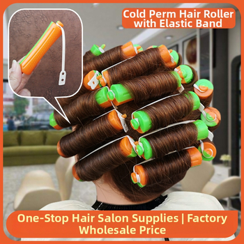 Μπάρα περμανάντ με λάστιχο - Μπάρα περμανάντ κρύου για κομμωτήριο, 10 ράβδοι ανά συσκευασία