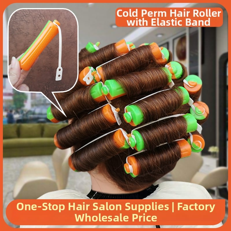 Μπάρα περμανάντ με λάστιχο - Μπάρα περμανάντ κρύου για κομμωτήριο, 10 ράβδοι ανά συσκευασία