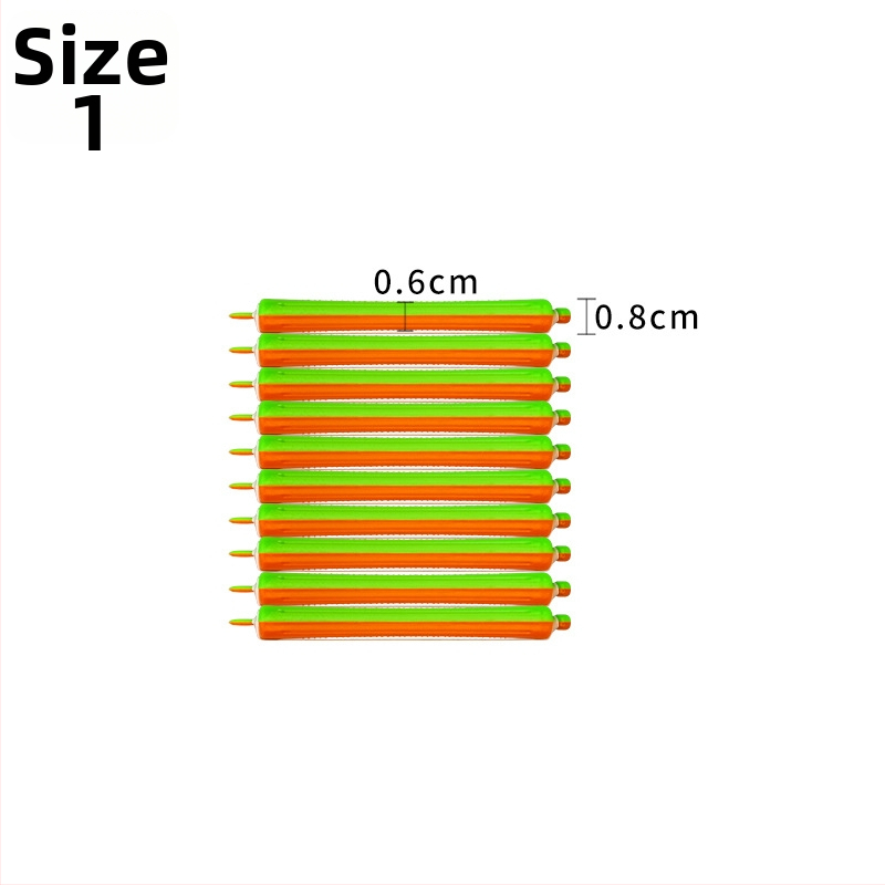 Μπάρα περμανάντ με λάστιχο - Μπάρα περμανάντ κρύου για κομμωτήριο, 10 ράβδοι ανά συσκευασία
