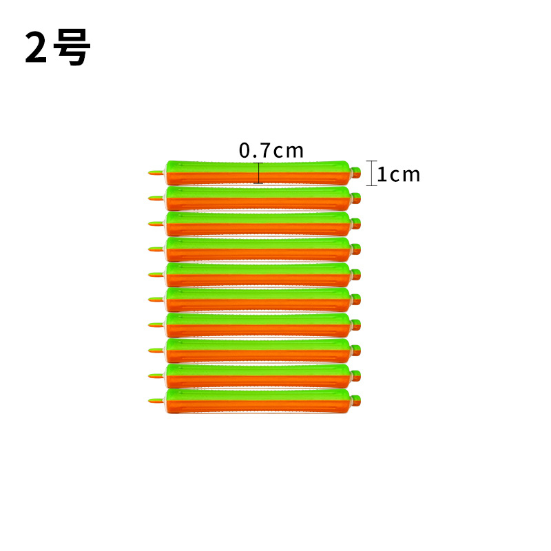 Μπάρα περμανάντ με λάστιχο - Μπάρα περμανάντ κρύου για κομμωτήριο, 10 ράβδοι ανά συσκευασία