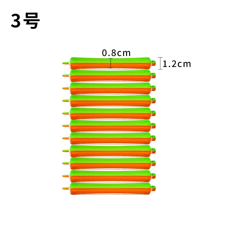 Μπάρα περμανάντ με λάστιχο - Μπάρα περμανάντ κρύου για κομμωτήριο, 10 ράβδοι ανά συσκευασία