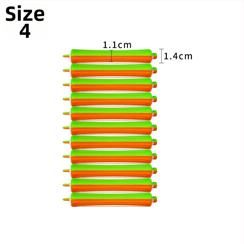 Μπάρα περμανάντ με λάστιχο - Μπάρα περμανάντ κρύου για κομμωτήριο, 10 ράβδοι ανά συσκευασία
